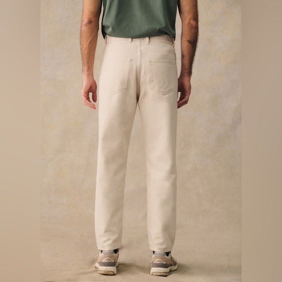 OCTOBRE NWT Men's Barkley Jeans in Ecru Size 30 Wide and Tapered Fit $145 - Picture 2 of 11